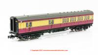 2P-012-654 Dapol Maunsell Brake Corridor 3rd Class Coach number S3231S in BR Crimson and Cream livery